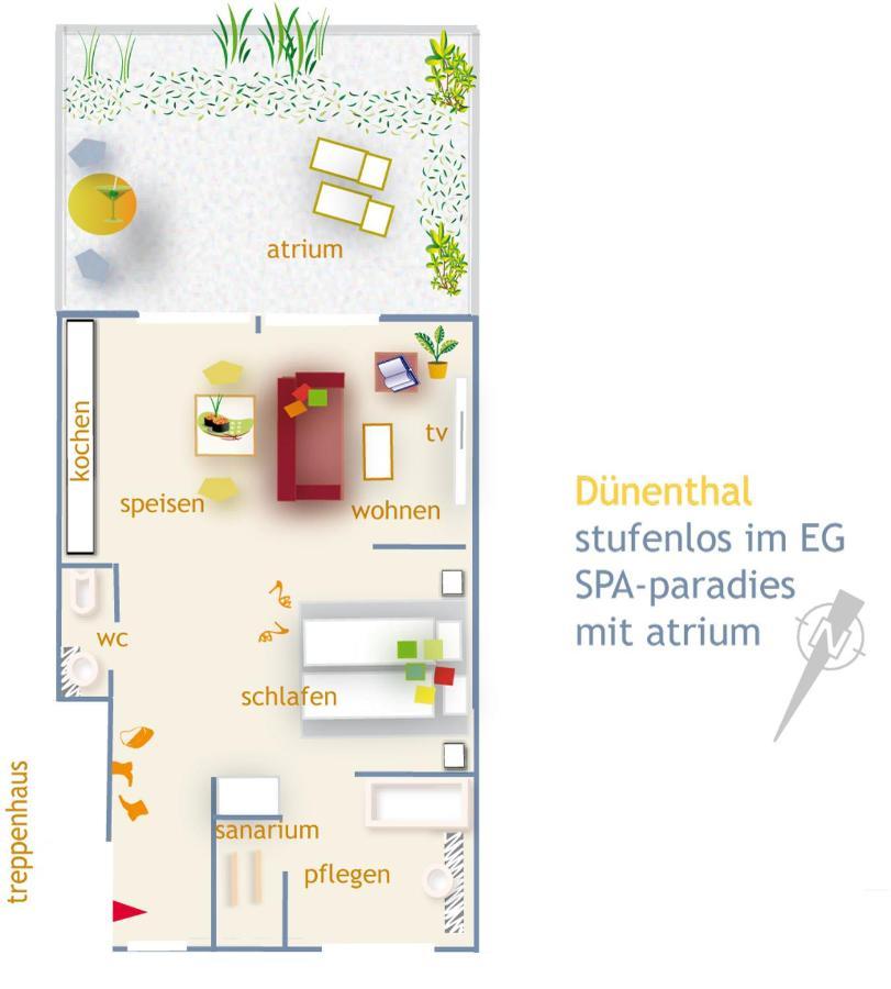 De Luxe Suite Duenenthal Norderney Εξωτερικό φωτογραφία